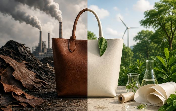 Article Image for The Environmental Impact of Leather vs. Vegan